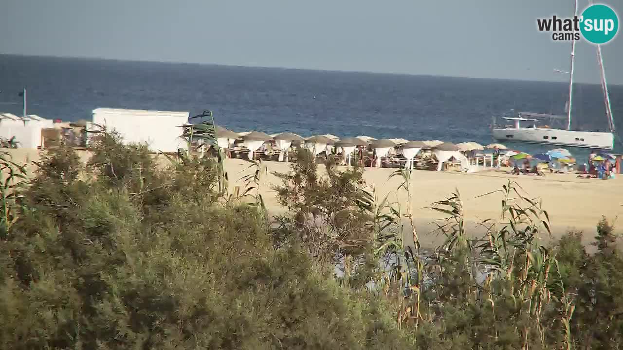 Webcam Chia – Live View of Su Giudeu Beach