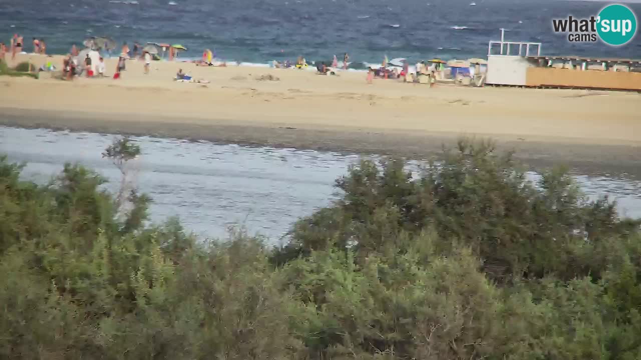 Webcam Chia – Vista en directo de la playa Su Giudeu