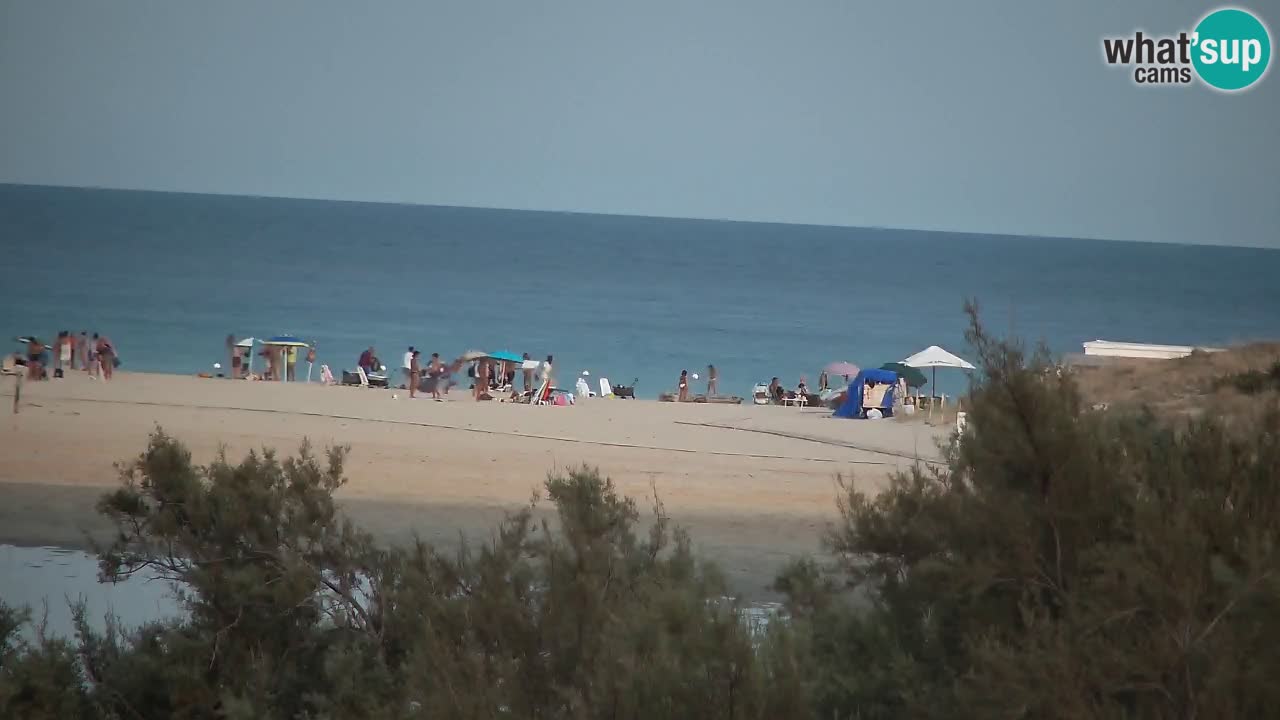 Webcam Chia – Vista en directo de la playa Su Giudeu