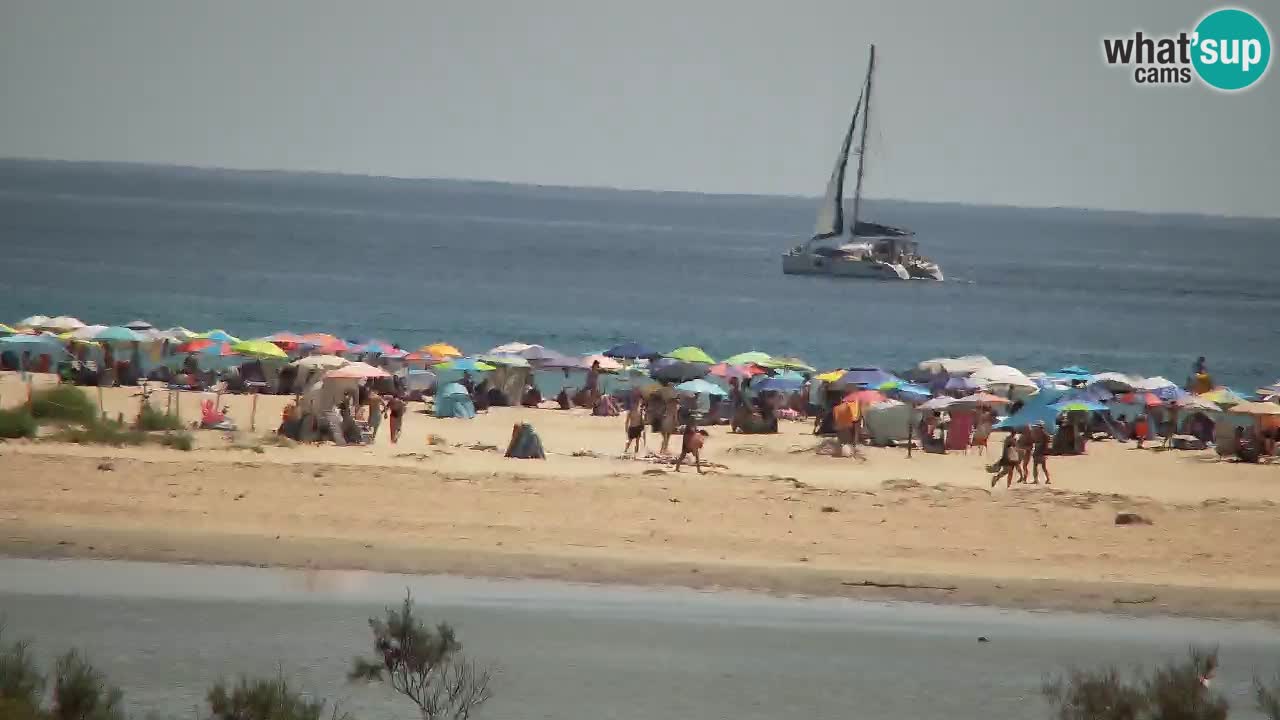 Webcam Chia – Spiaggia Su Giudeu in diretta