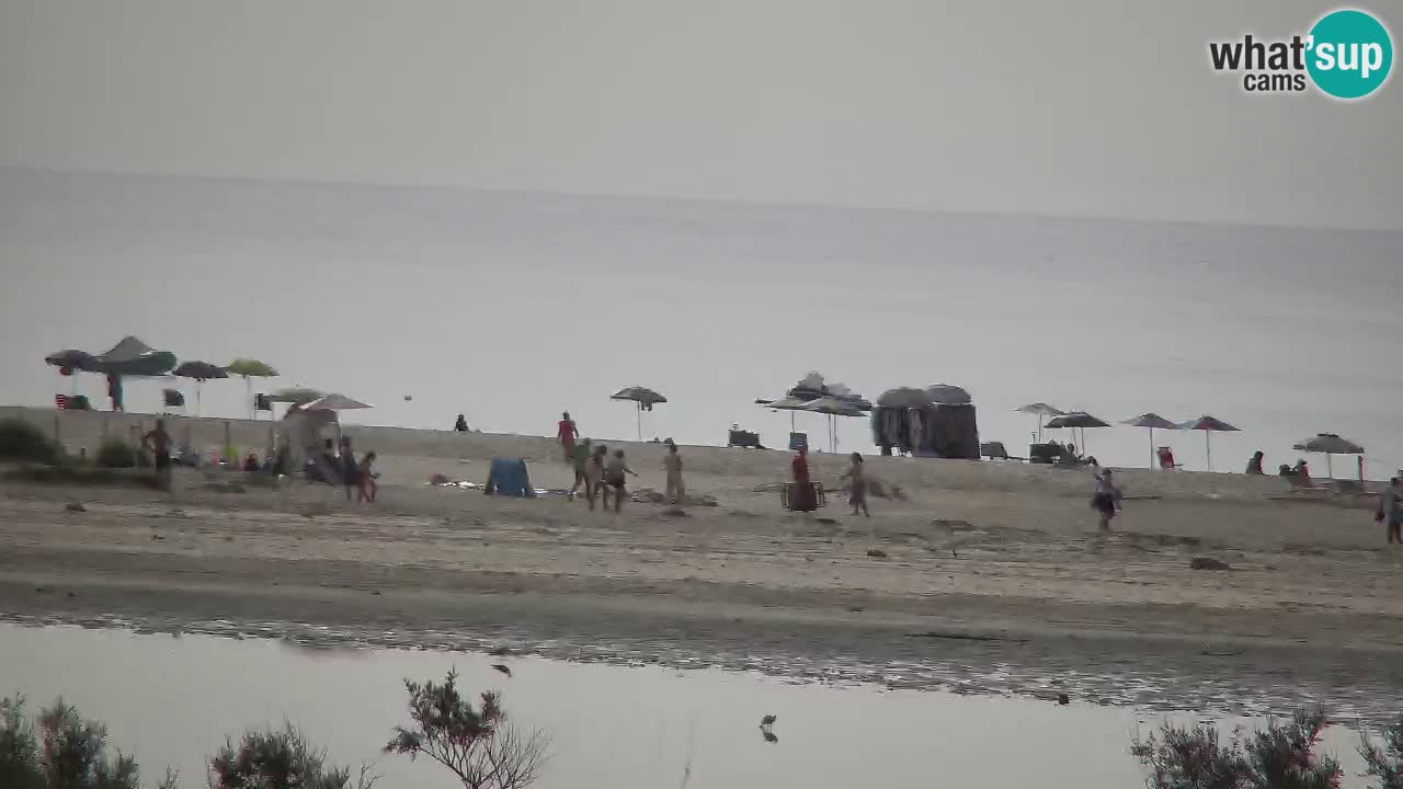 Webcam Chia – Vue en direct de la plage Su Giudeu