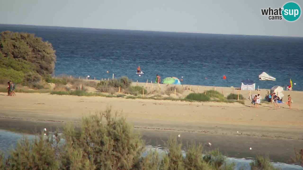 Web kamera Chia – Pogled uživo na plažu Su Giudeu