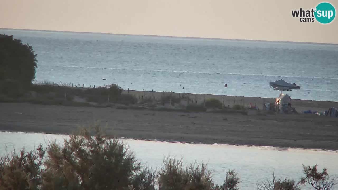 Webcam Chia – Vista en directo de la playa Su Giudeu