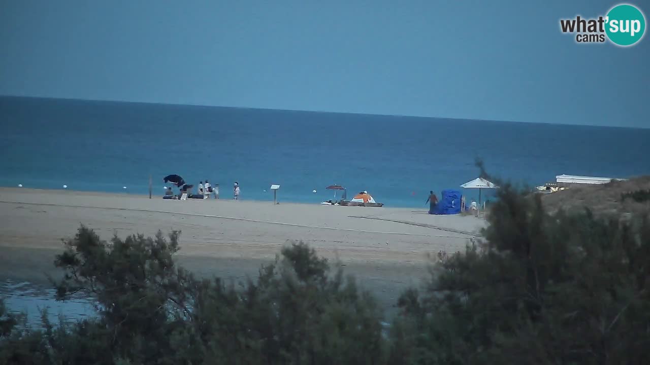 Webcam Chia – Vista en directo de la playa Su Giudeu