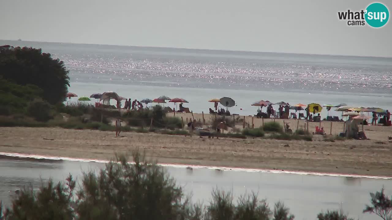 Webcam Chia – Vista en directo de la playa Su Giudeu
