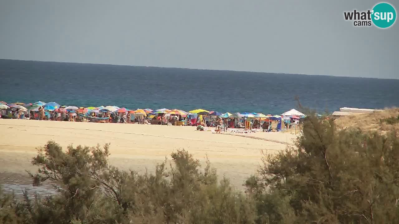 Webcam Chia – Vista en directo de la playa Su Giudeu
