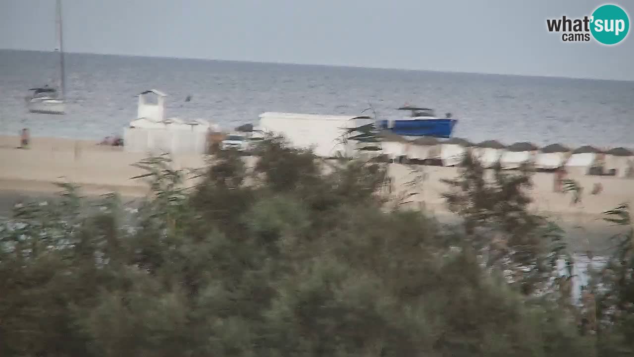 Webcam Chia – Vista en directo de la playa Su Giudeu