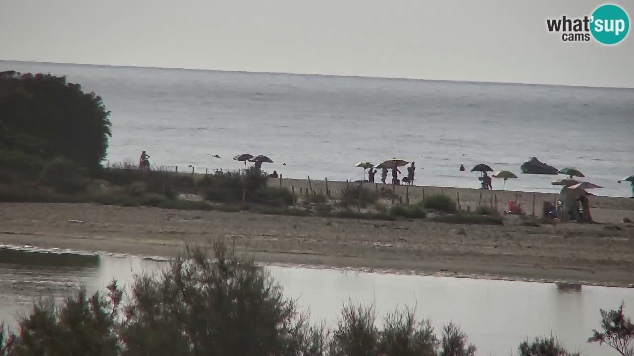 Webcam Chia – Vista en directo de la playa Su Giudeu