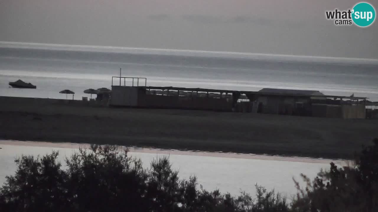 Webcam Chia – Vista en directo de la playa Su Giudeu