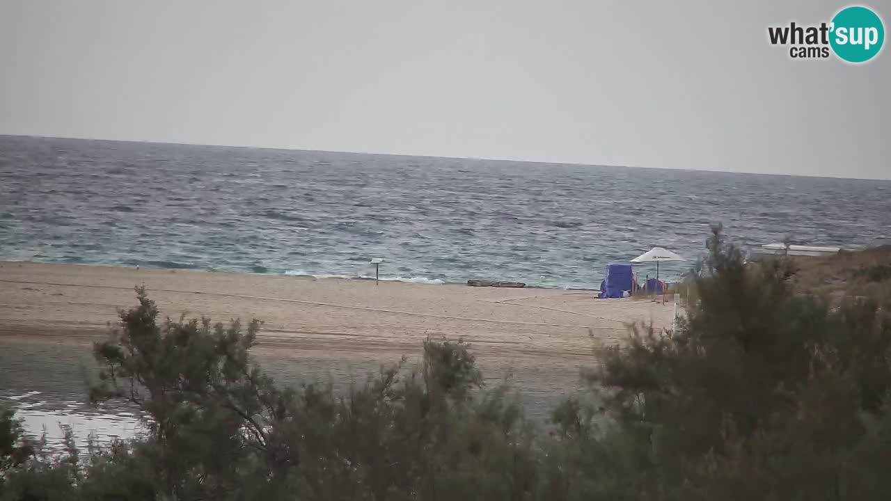 Webcam Chia – Vista en directo de la playa Su Giudeu