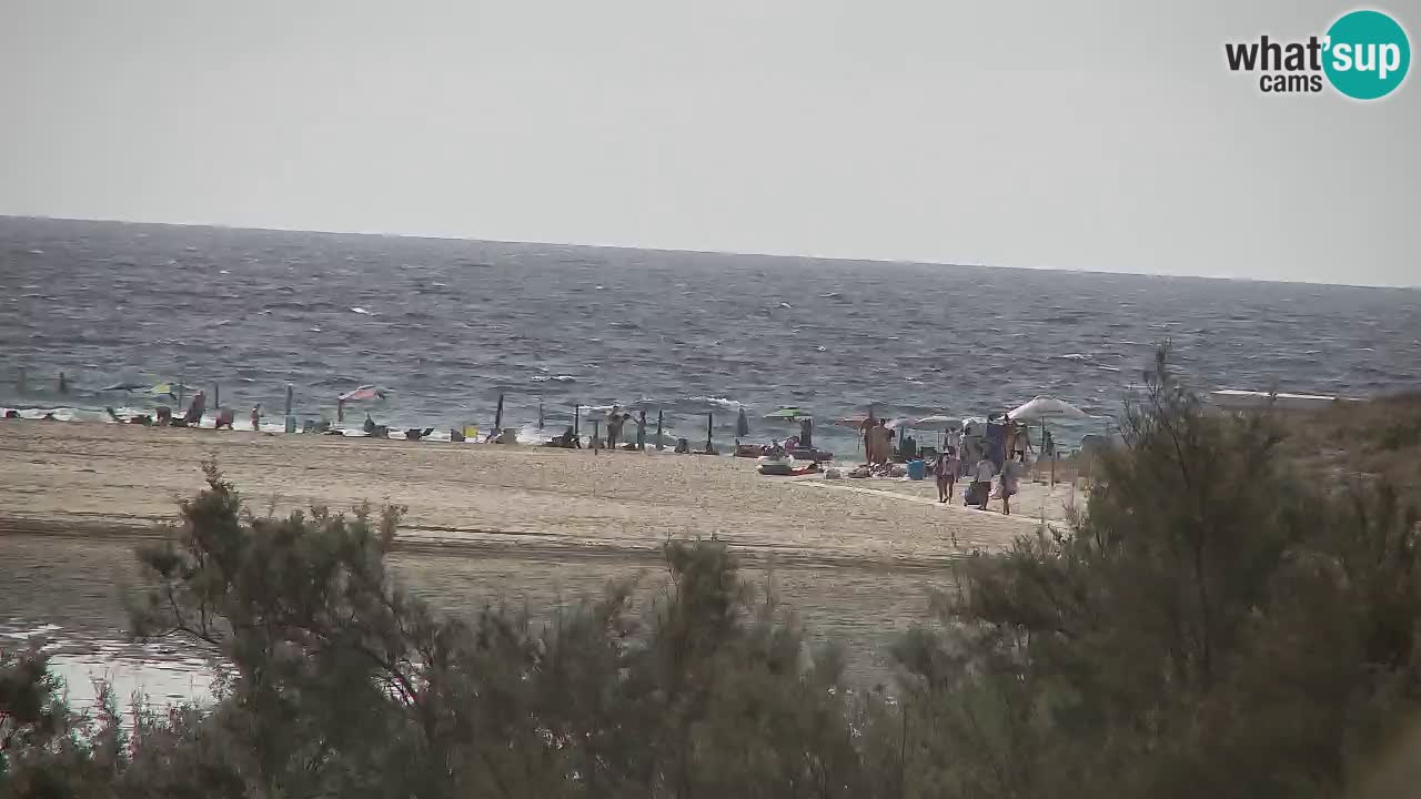 Webcam Chia – Vista en directo de la playa Su Giudeu