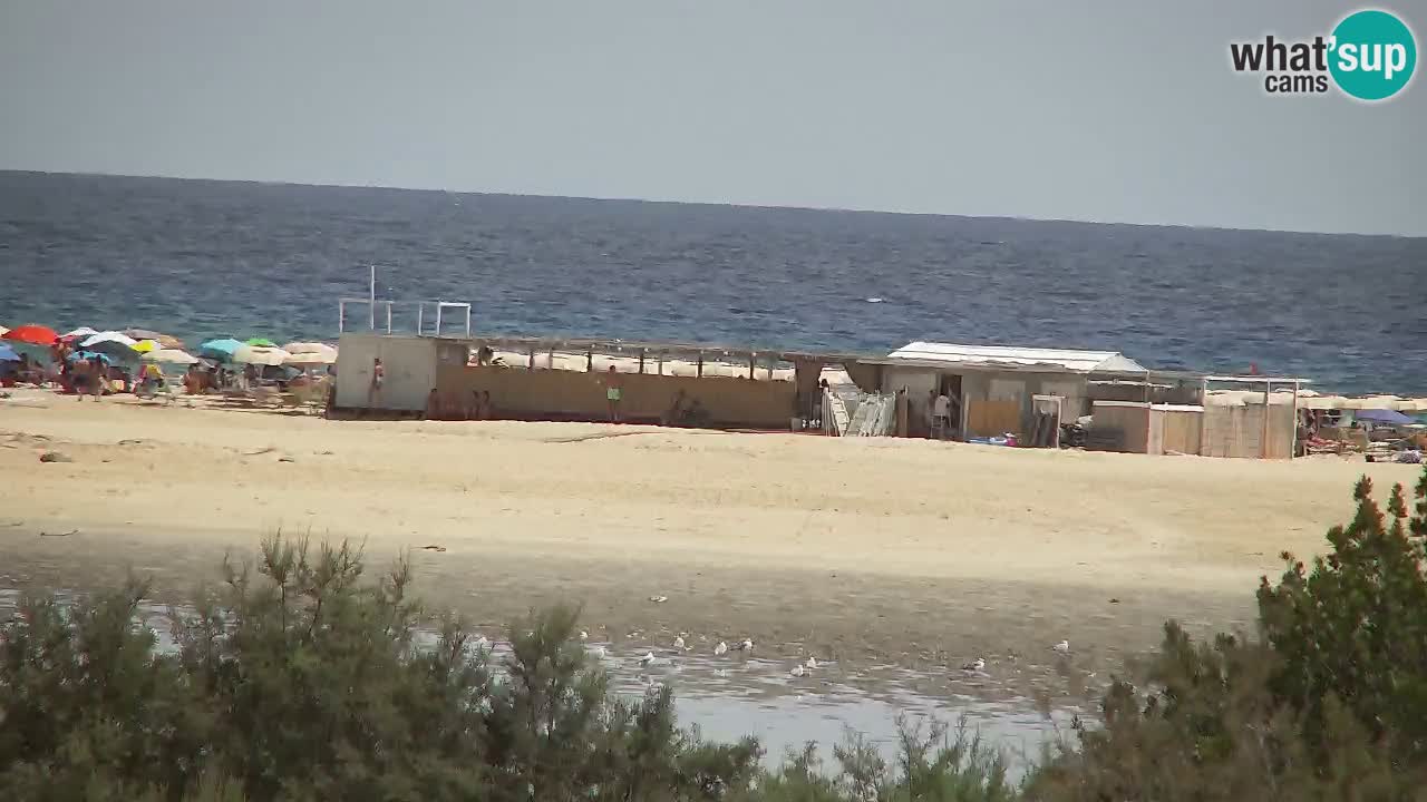 Webcam Chia – Vista en directo de la playa Su Giudeu