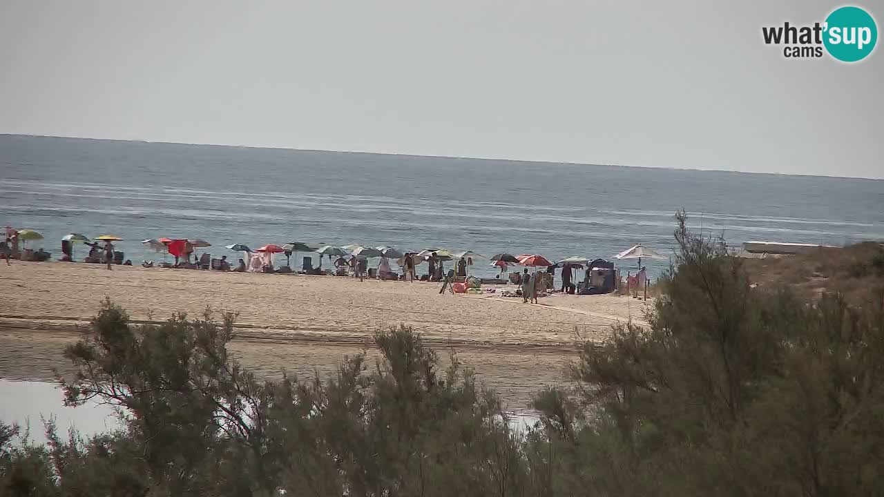 Webcam Chia – Vue en direct de la plage Su Giudeu