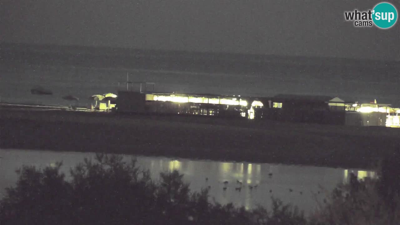 Spletna kamera Chia – Pogled v živo na plažo Su Giudeu