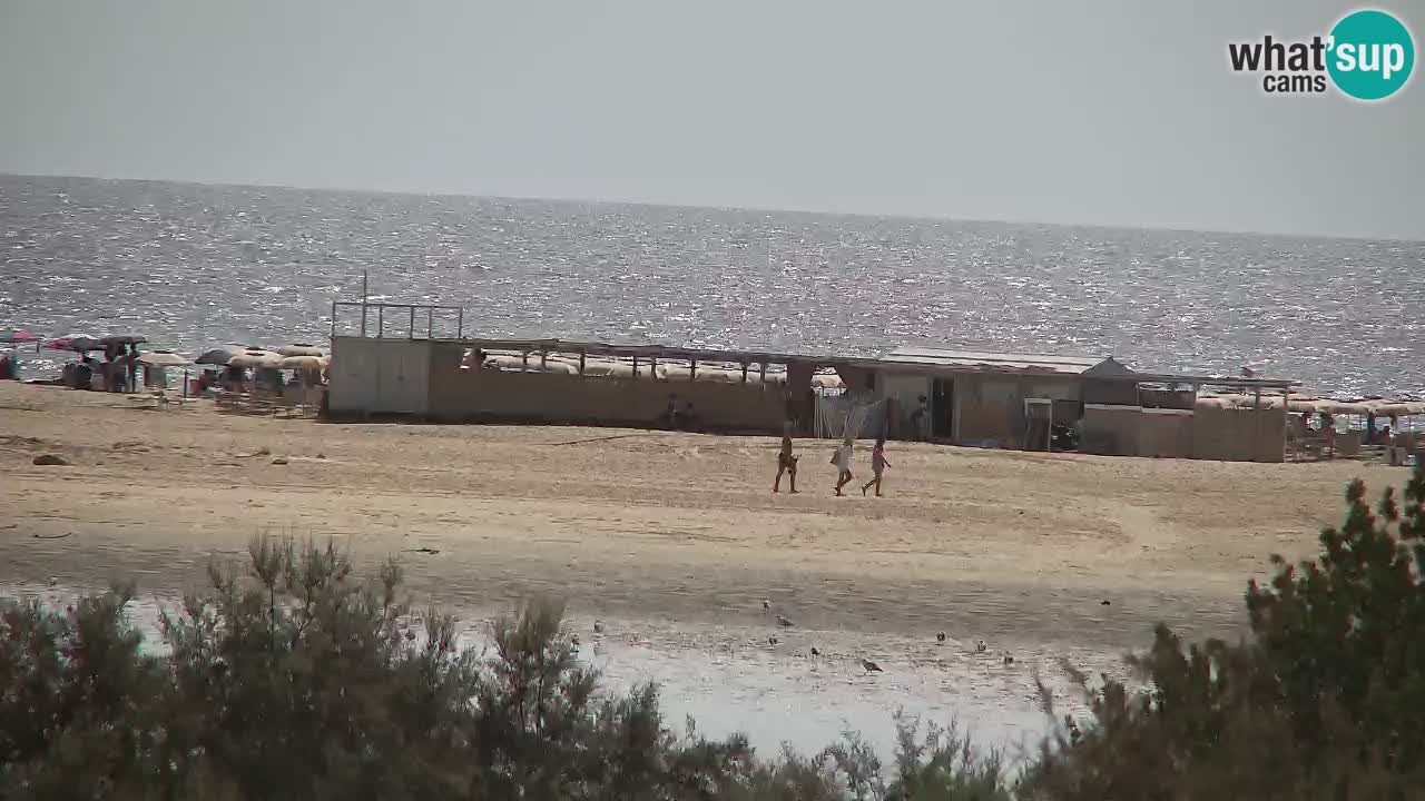 Webcam Chia – Vista en directo de la playa Su Giudeu