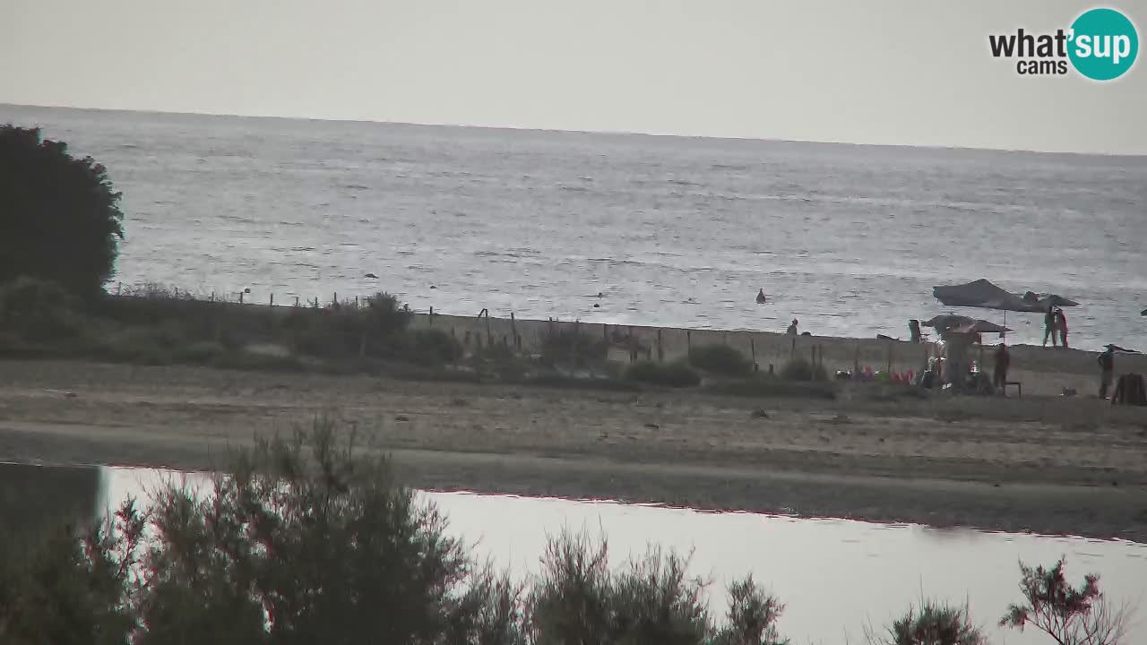 Webcam Chia – Vista en directo de la playa Su Giudeu