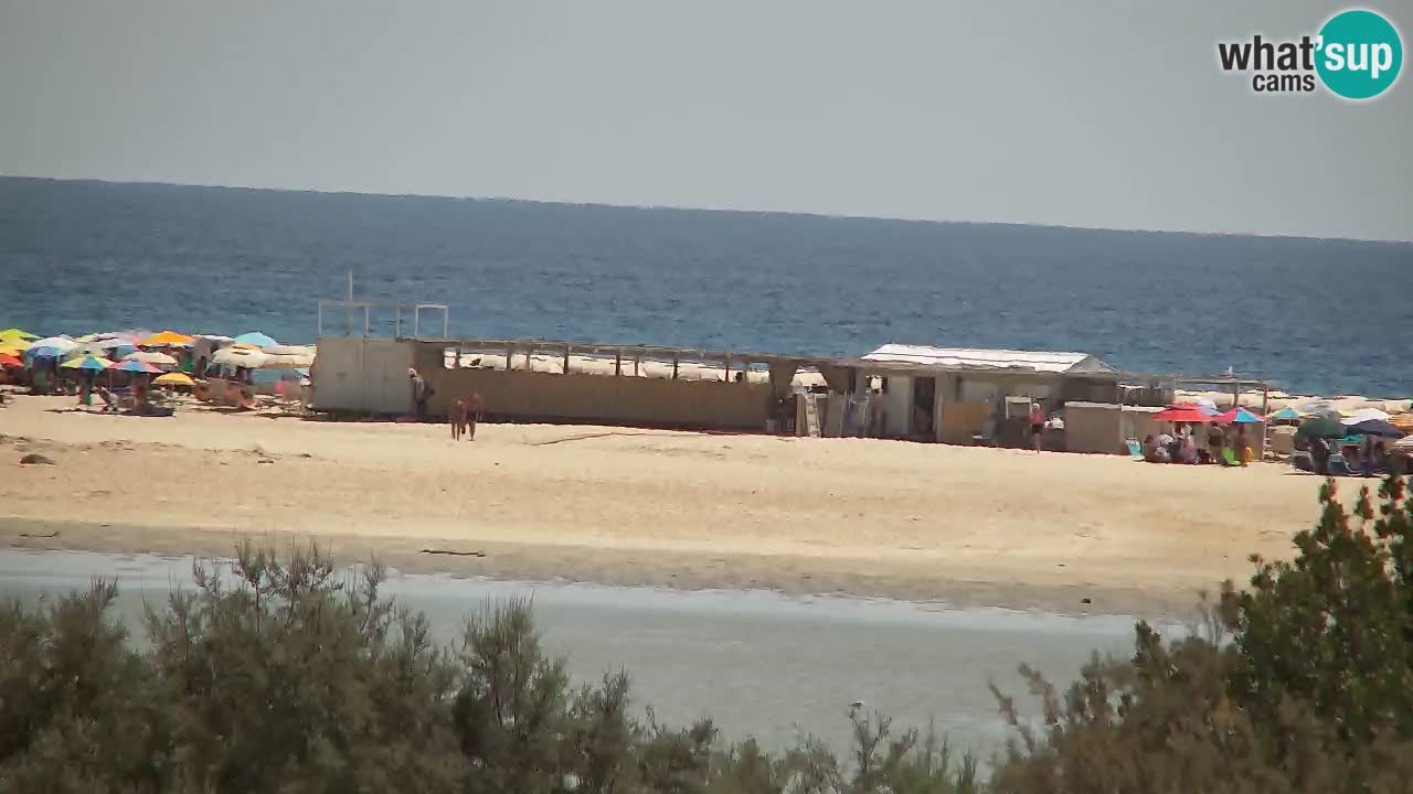 Webcam Chia – Spiaggia Su Giudeu in diretta