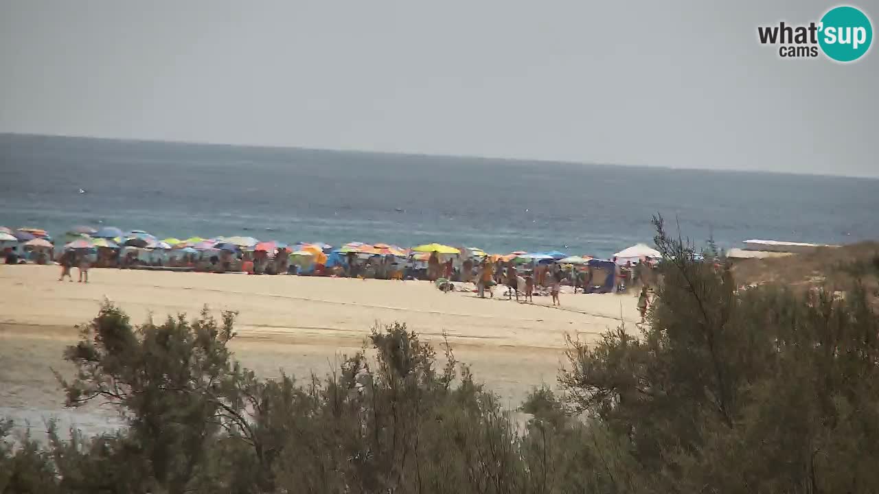Spletna kamera Chia – Pogled v živo na plažo Su Giudeu