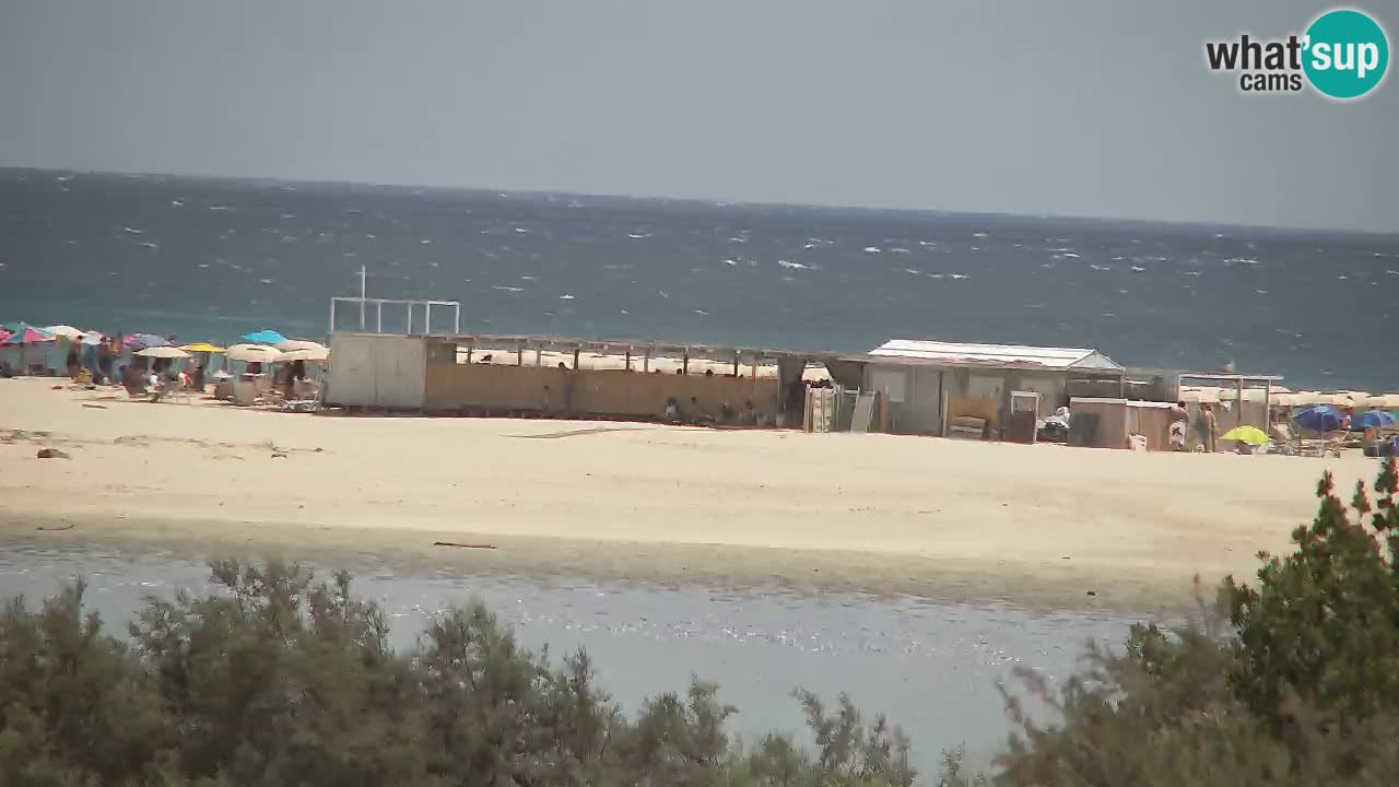 Webcam Chia – Vista en directo de la playa Su Giudeu