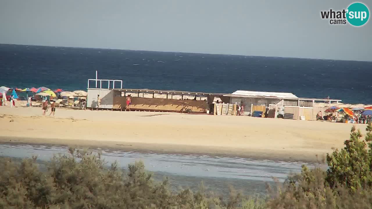 Webcam Chia – Spiaggia Su Giudeu in diretta