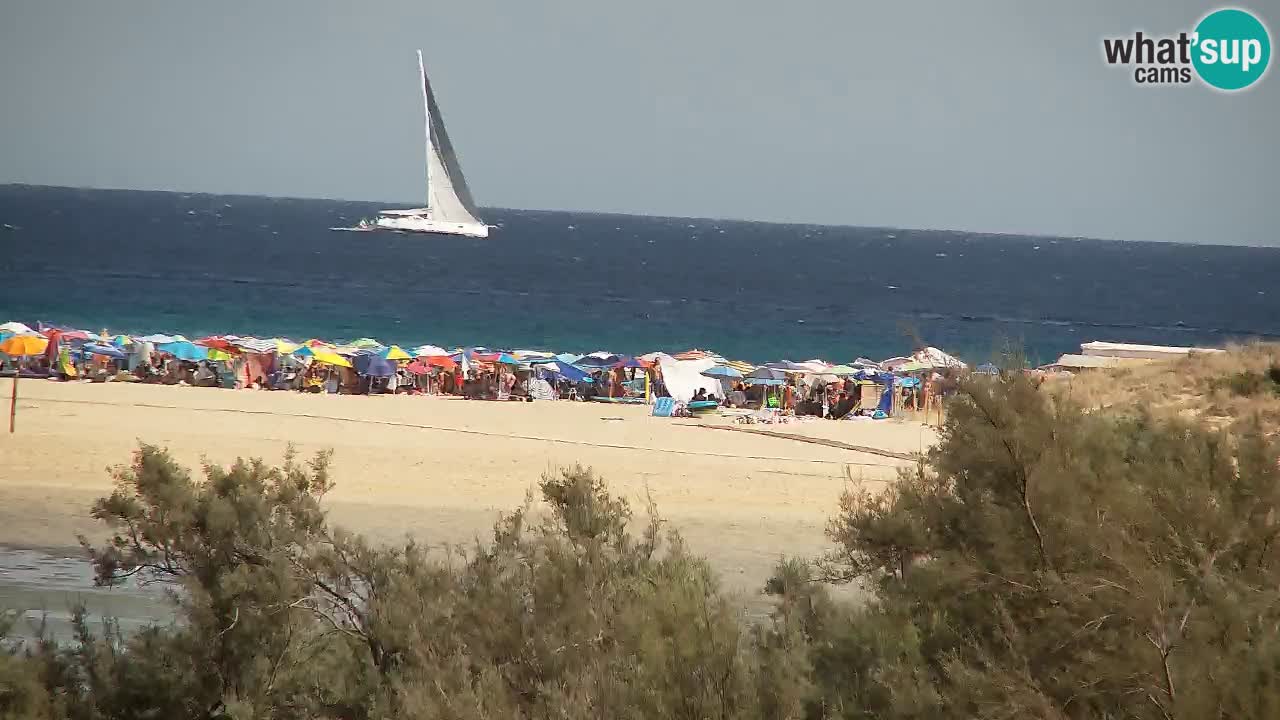 Webcam Chia – Liveblick auf den Strand Su Giudeu