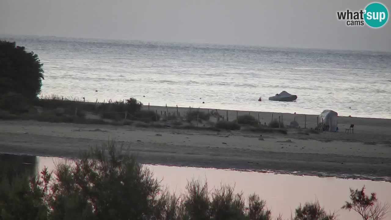 Webcam Chia – Vista en directo de la playa Su Giudeu