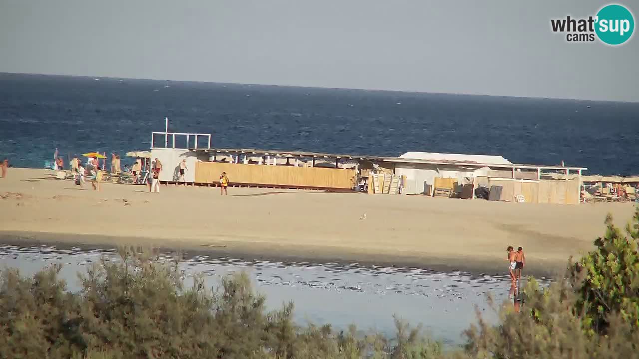 Webcam Chia – Spiaggia Su Giudeu in diretta