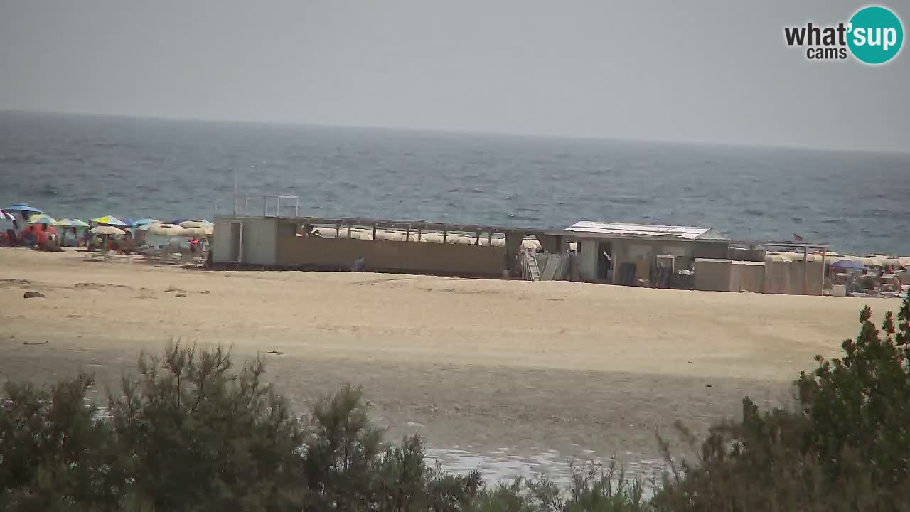 Webcam Chia – Liveblick auf den Strand Su Giudeu