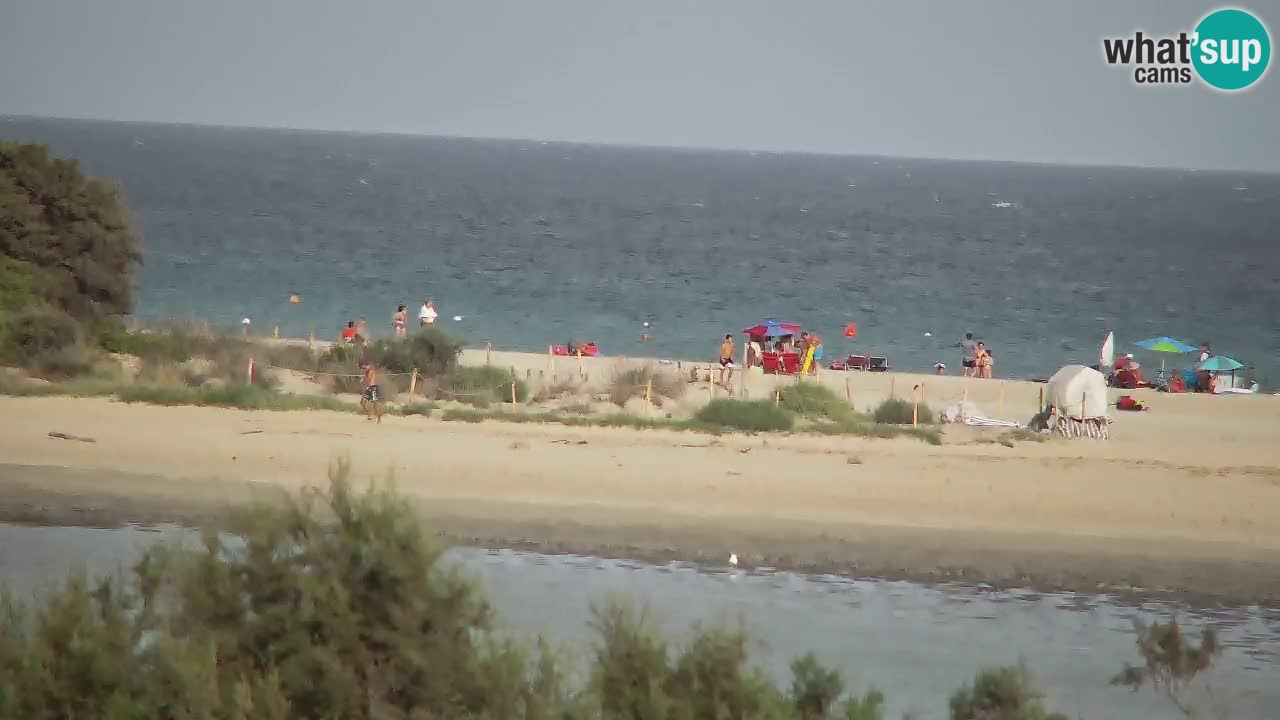 Webcam Chia – Vista en directo de la playa Su Giudeu