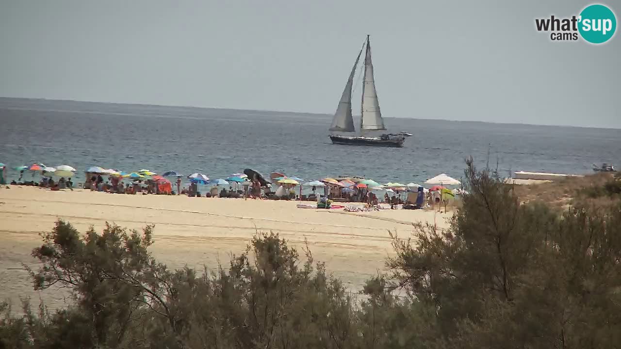 Webcam Chia – Spiaggia Su Giudeu in diretta