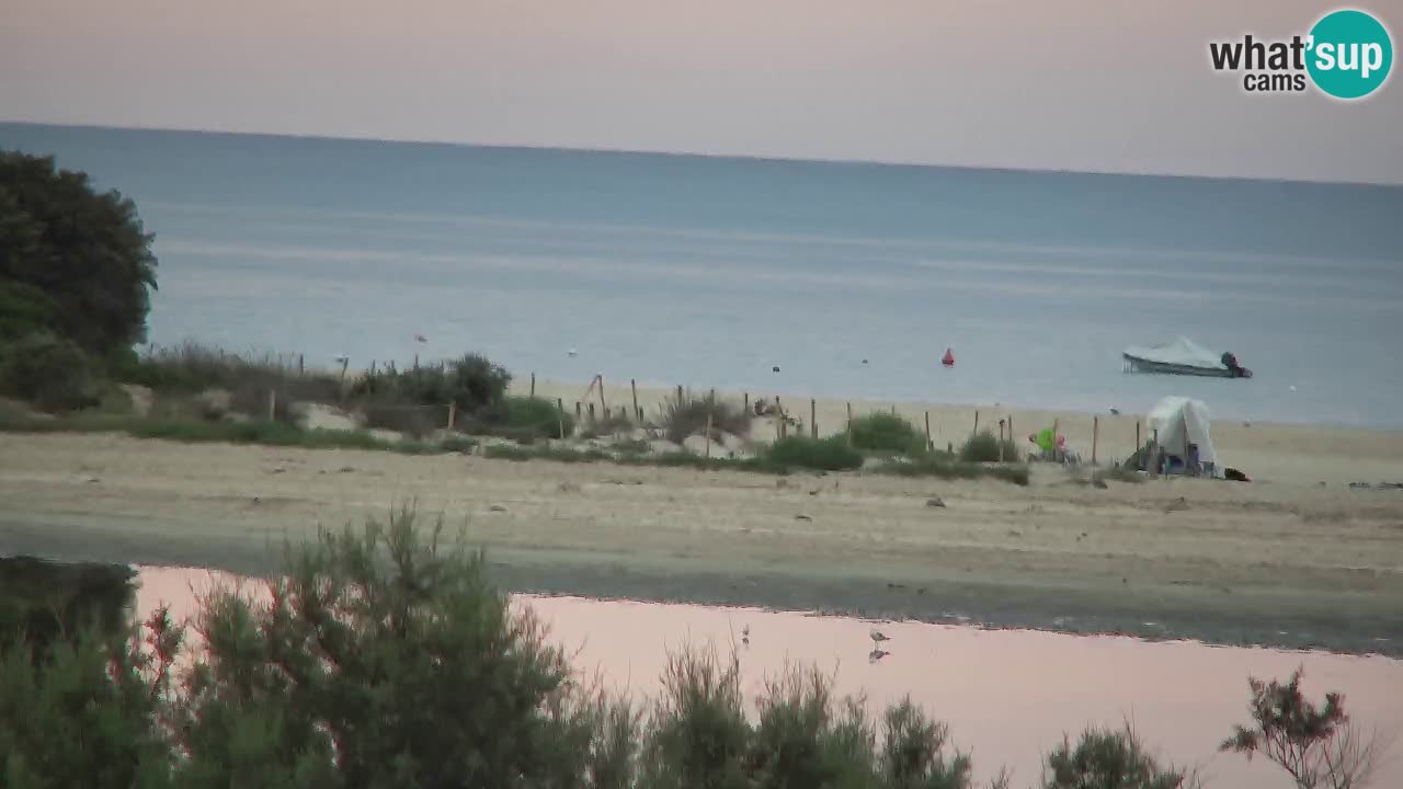 Webcam Chia – Spiaggia Su Giudeu in diretta