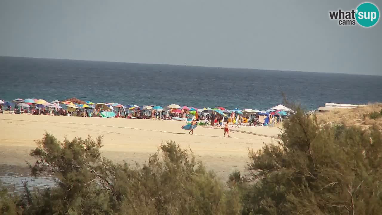 Webcam Chia – Vista en directo de la playa Su Giudeu