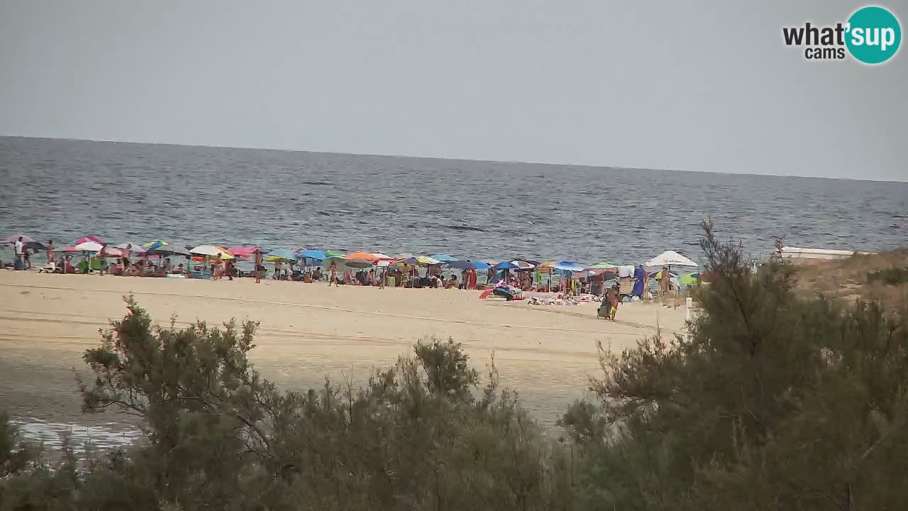 Webcam Chia – Vista en directo de la playa Su Giudeu
