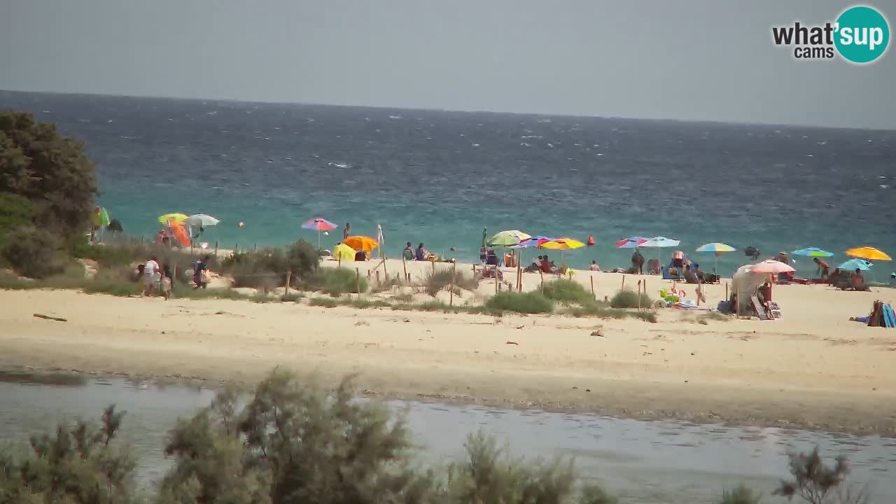Webcam Chia – Spiaggia Su Giudeu in diretta