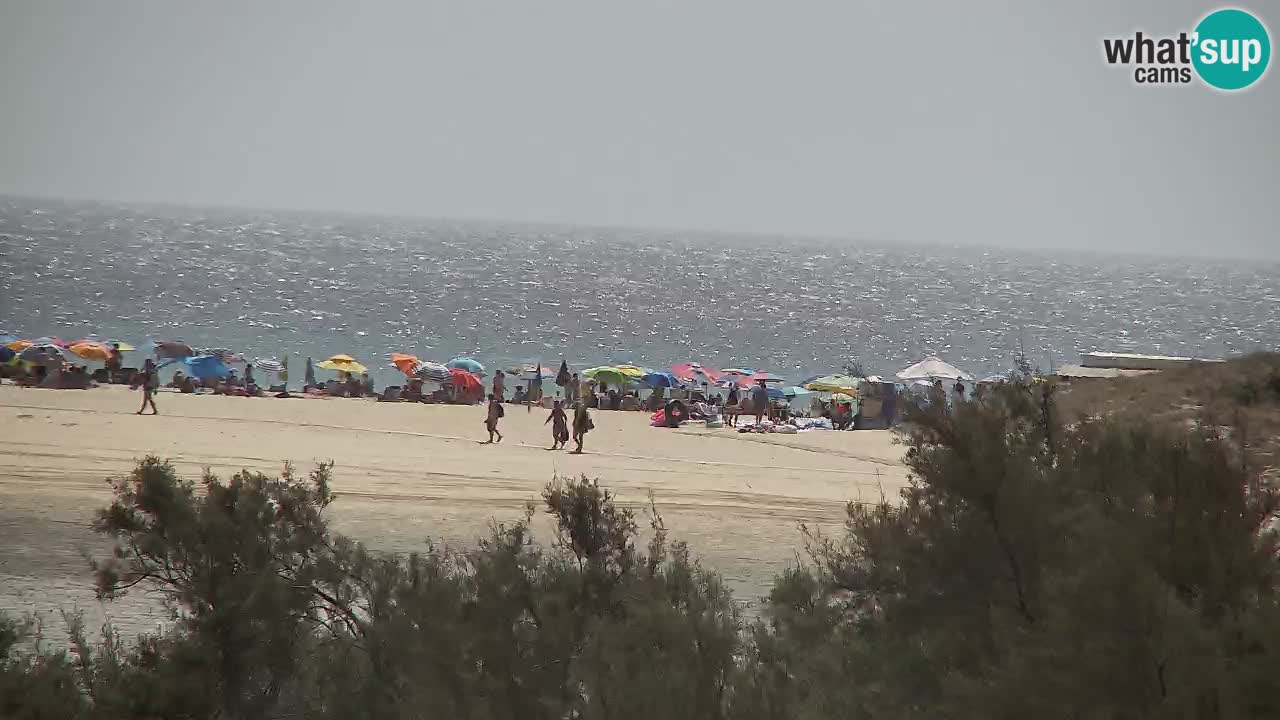 Webcam Chia – Spiaggia Su Giudeu in diretta