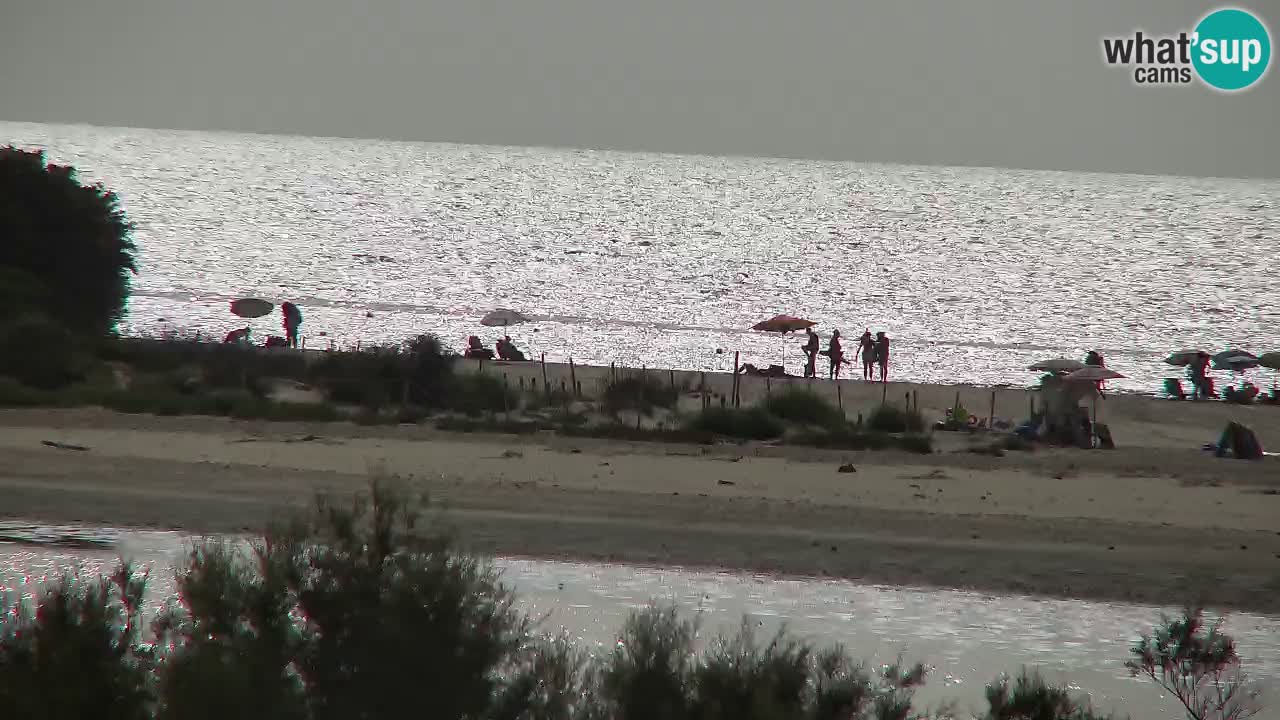 Webcam Chia – Vista en directo de la playa Su Giudeu