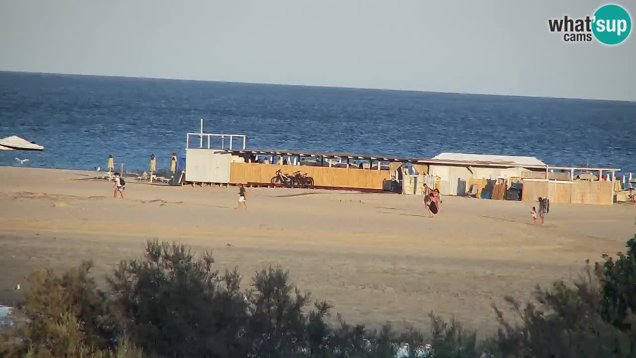Webcam Chia – Vue en direct de la plage Su Giudeu