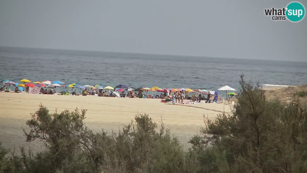Webcam Chia – Vista en directo de la playa Su Giudeu