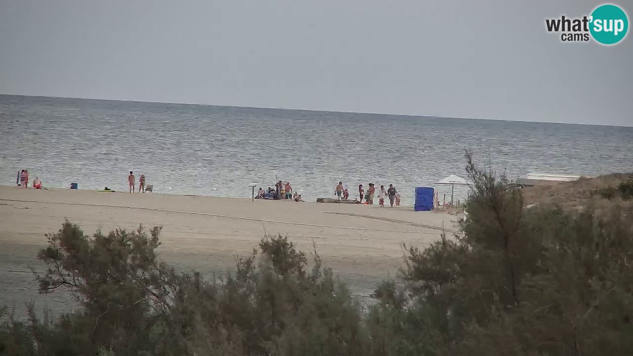 Webcam Chia – Vue en direct de la plage Su Giudeu