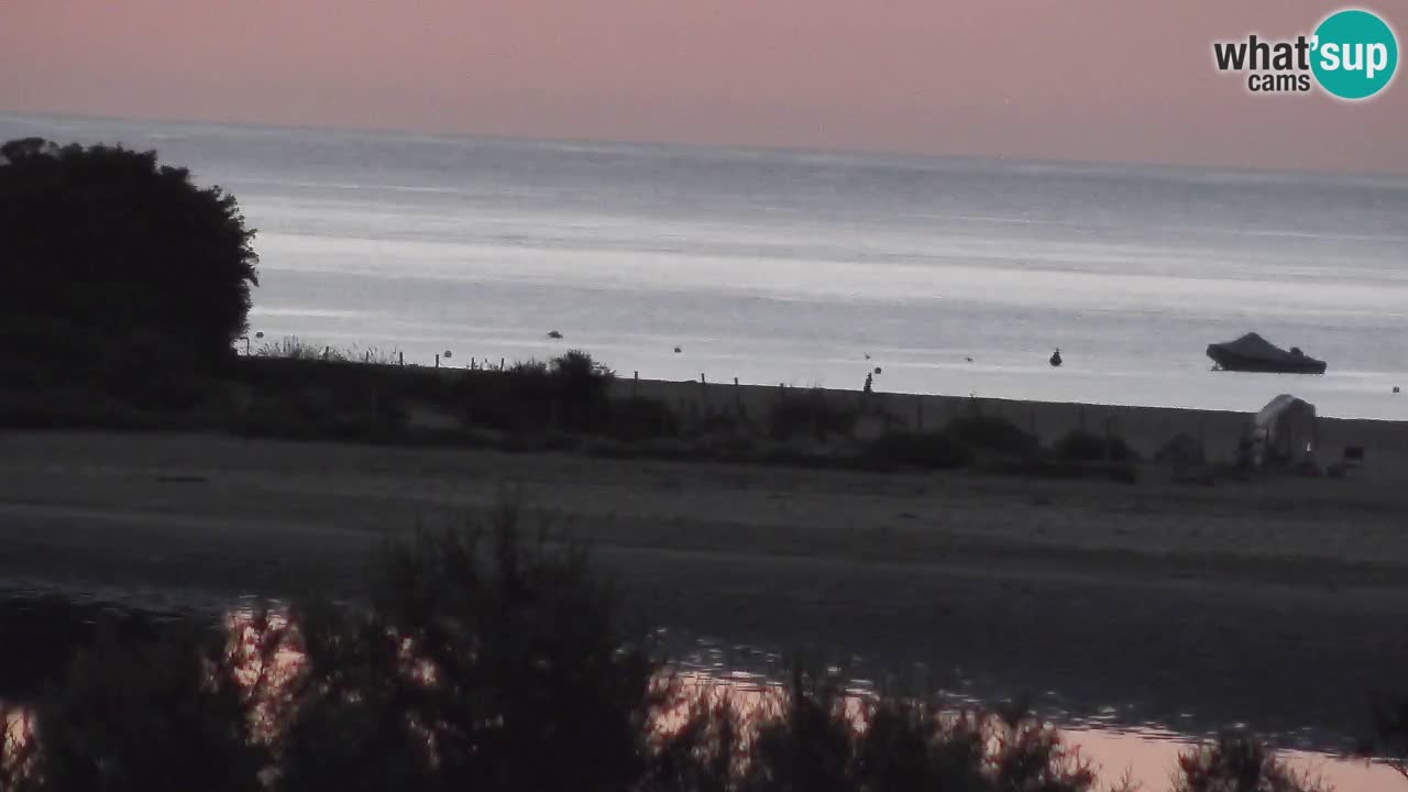 Webcam Chia – Vista en directo de la playa Su Giudeu
