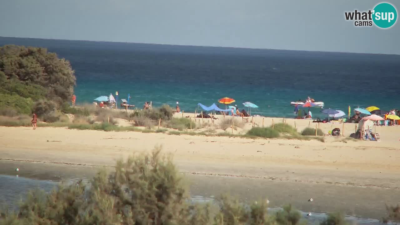 Webcam Chia – Vista en directo de la playa Su Giudeu