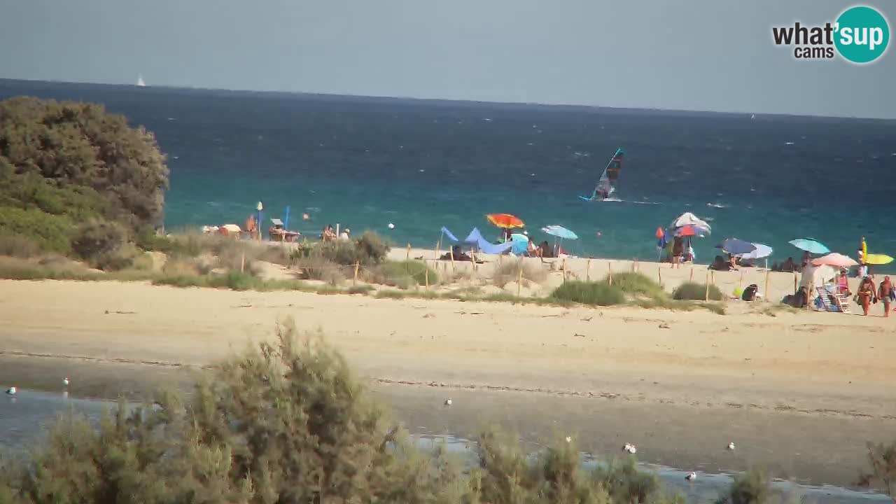 Web kamera Chia – Pogled uživo na plažu Su Giudeu