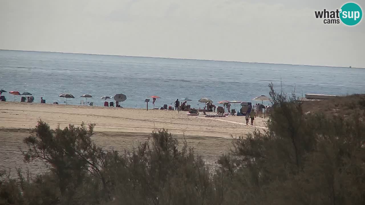 Webcam Chia – Vista en directo de la playa Su Giudeu