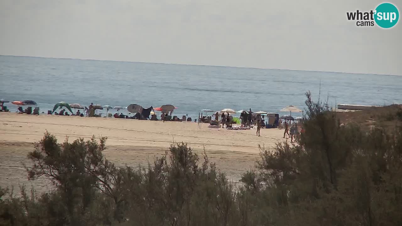 Webcam Chia – Vista en directo de la playa Su Giudeu