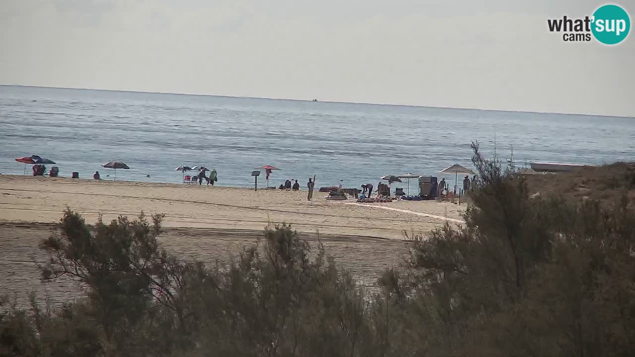 Webcam Chia – Vue en direct de la plage Su Giudeu