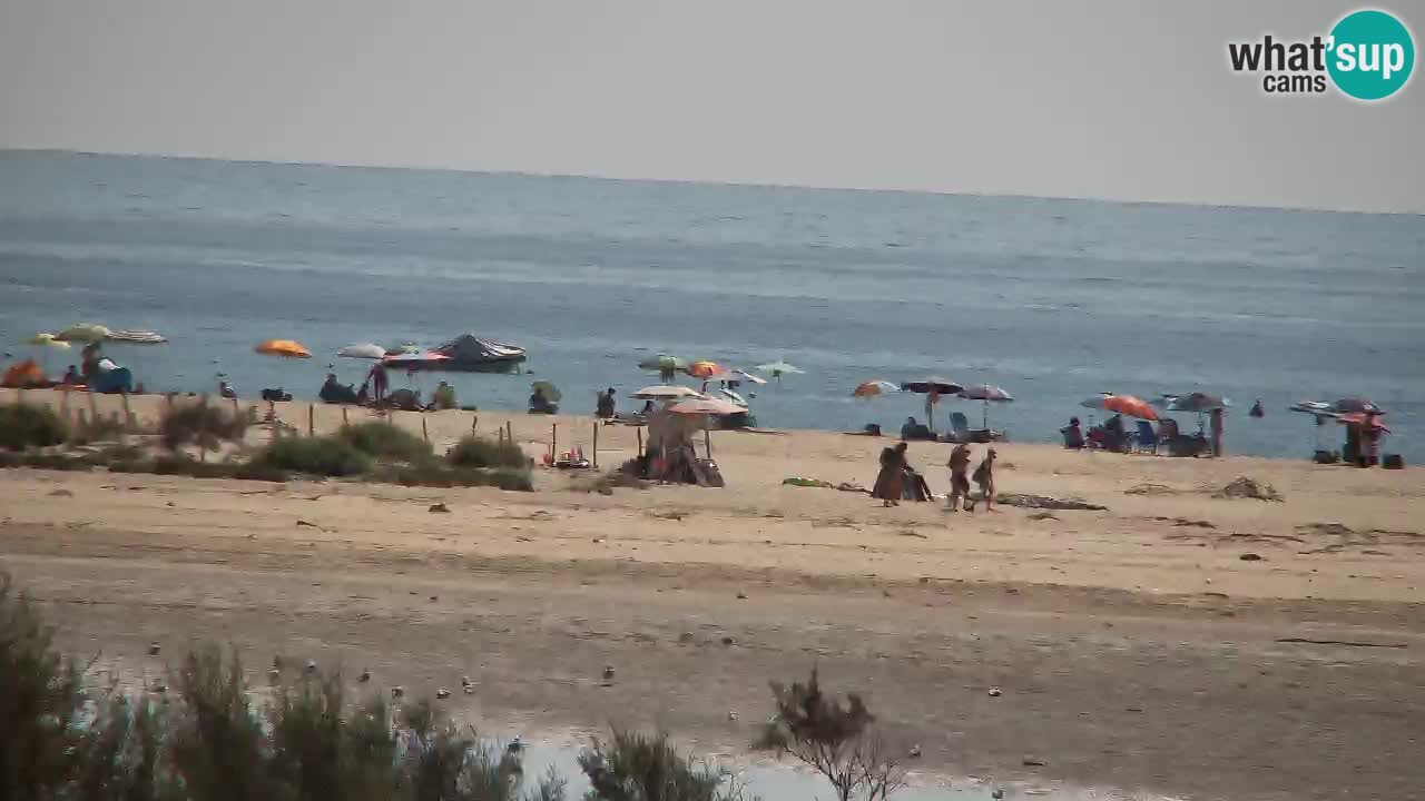 Webcam Chia – Vista en directo de la playa Su Giudeu