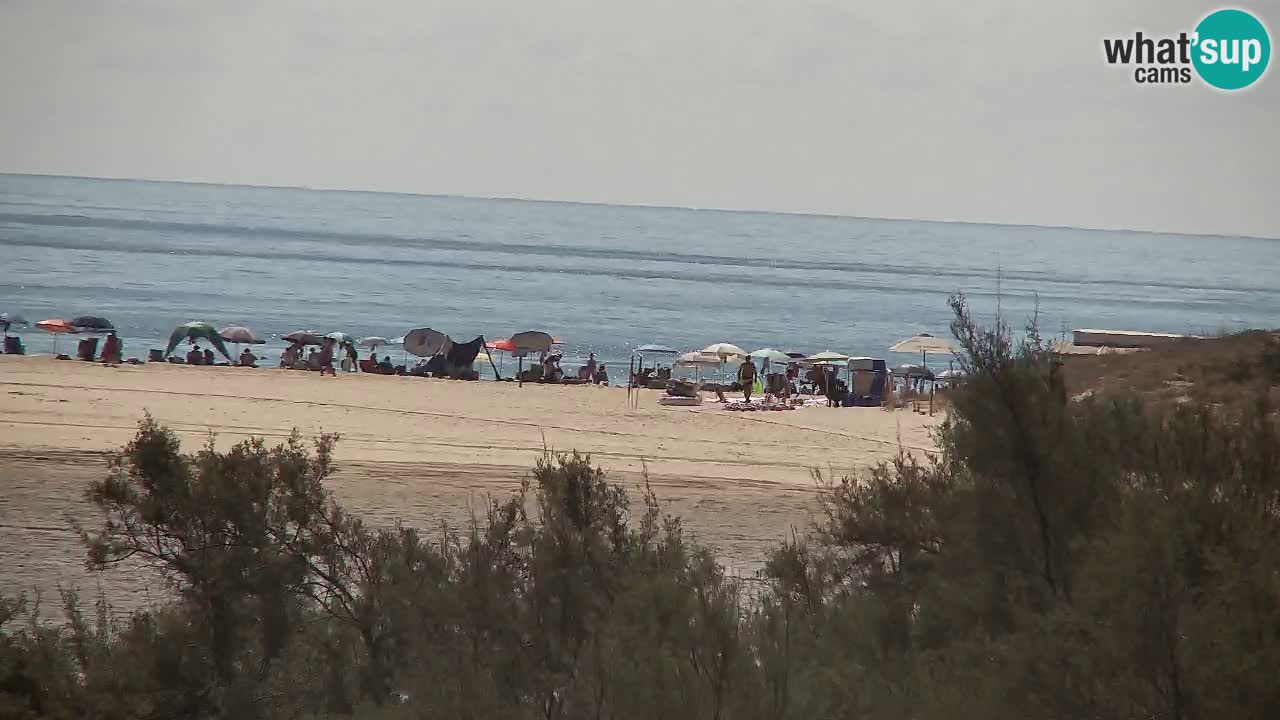 Webcam Chia – Vista en directo de la playa Su Giudeu