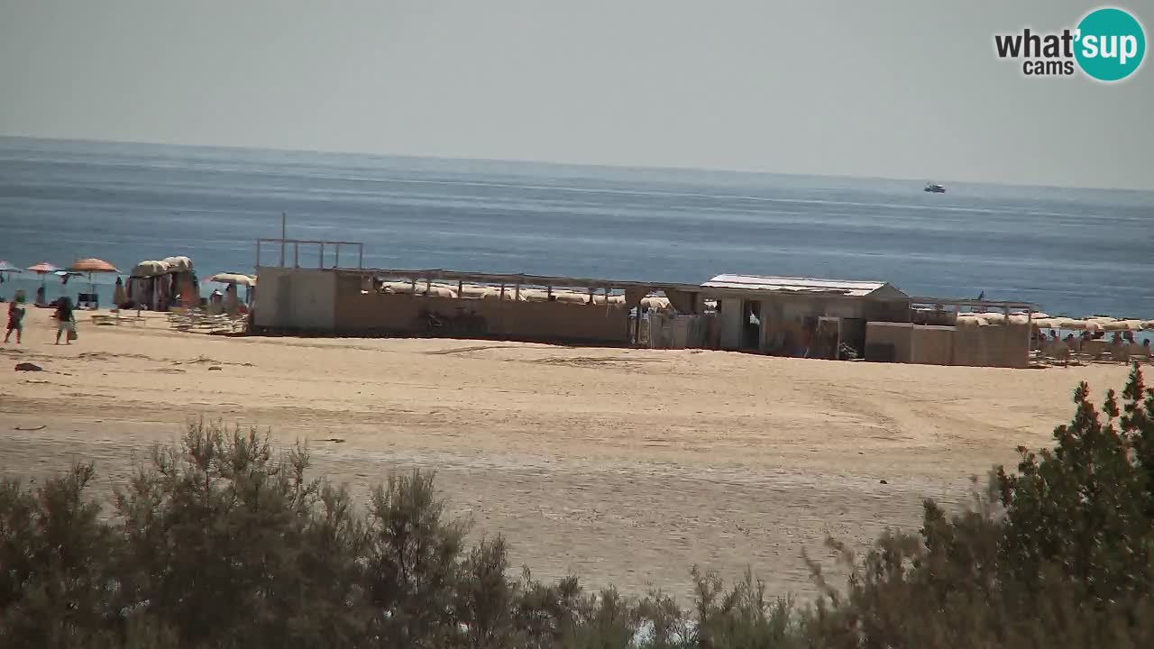 Webcam Chia – Vista en directo de la playa Su Giudeu