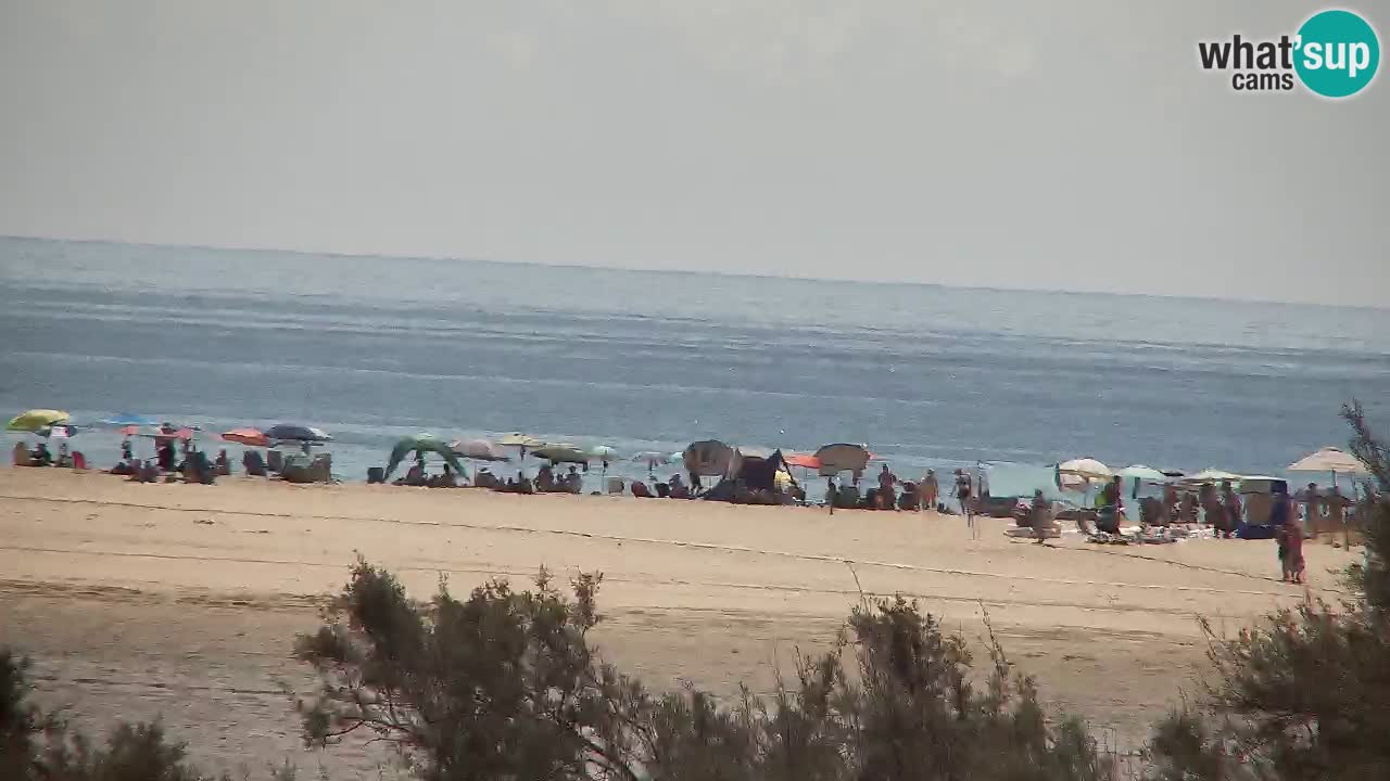 Webcam Chia – Spiaggia Su Giudeu in diretta