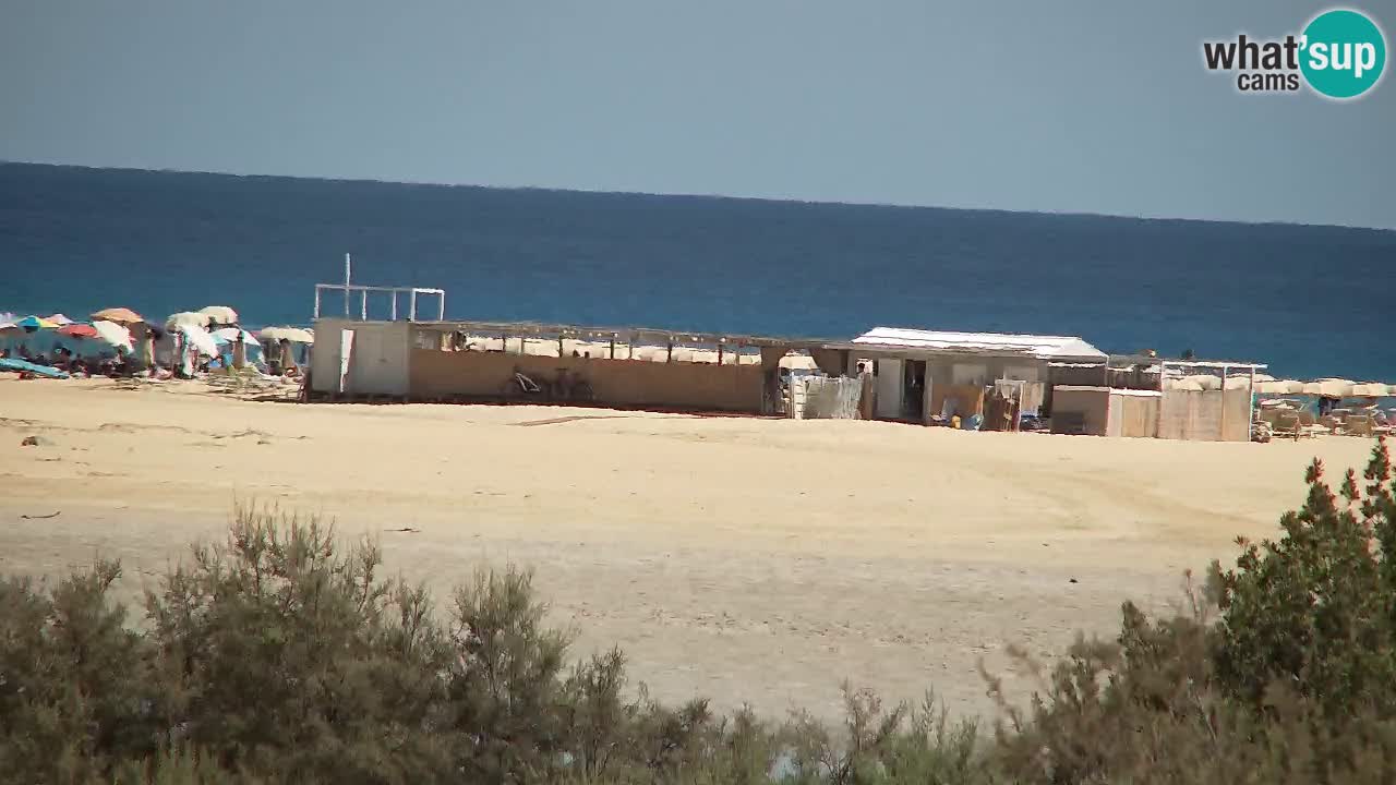 Webcam Chia – Vista en directo de la playa Su Giudeu